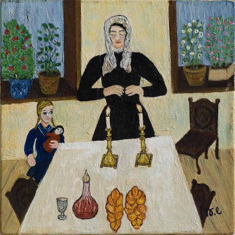 <b>Lighting Shabbat Candles</b>
